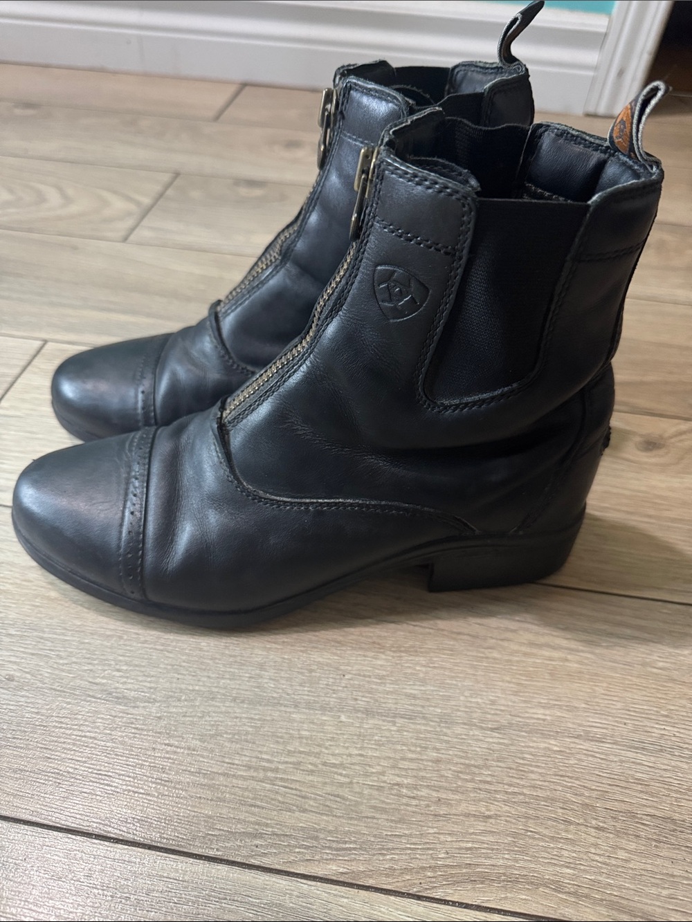 Ariat front-zip English riding paddock boots